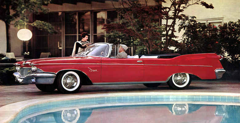 Retro 1960 Imperial Crown convertible