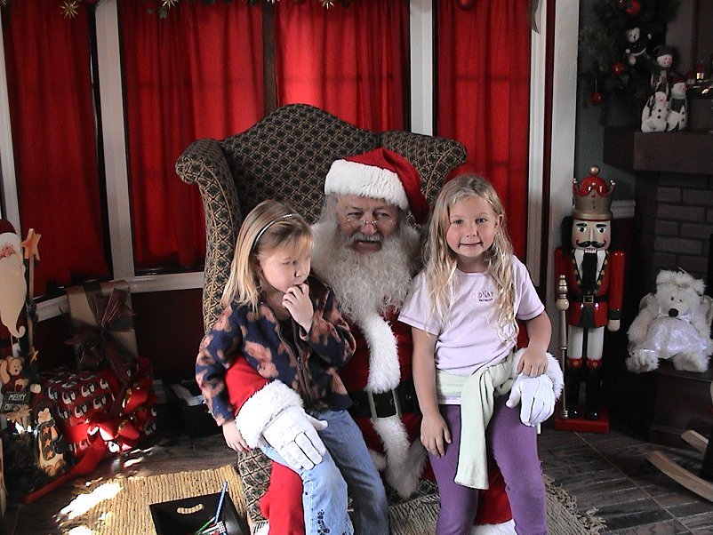 Jackie and Cassie go to Newport to visit Santa