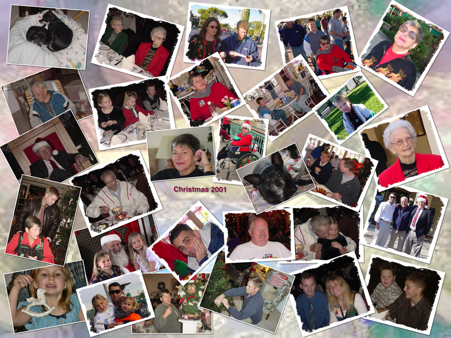 Christmas 2001 Collage