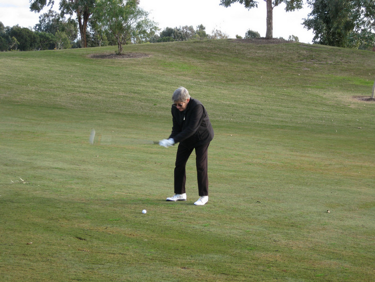 Golf in the winter in California