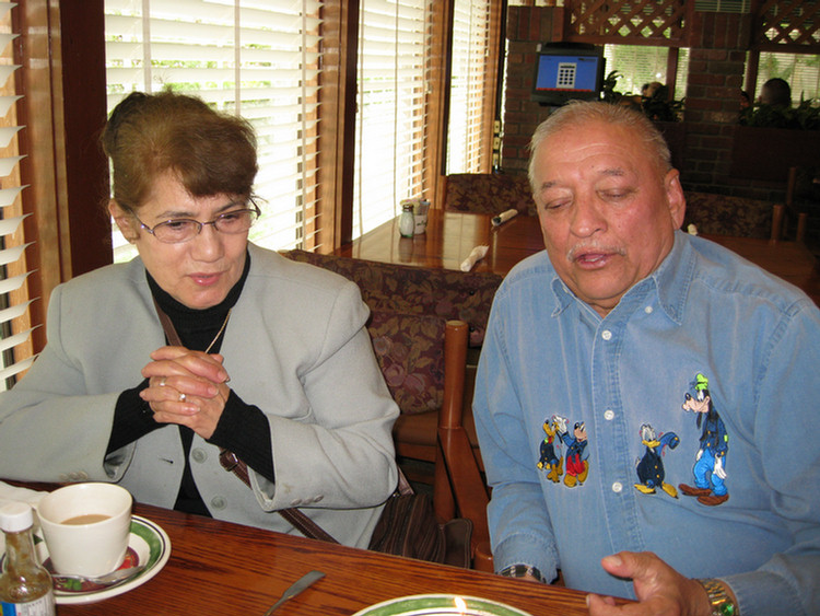 Javier and Paul have a birthday luncheon