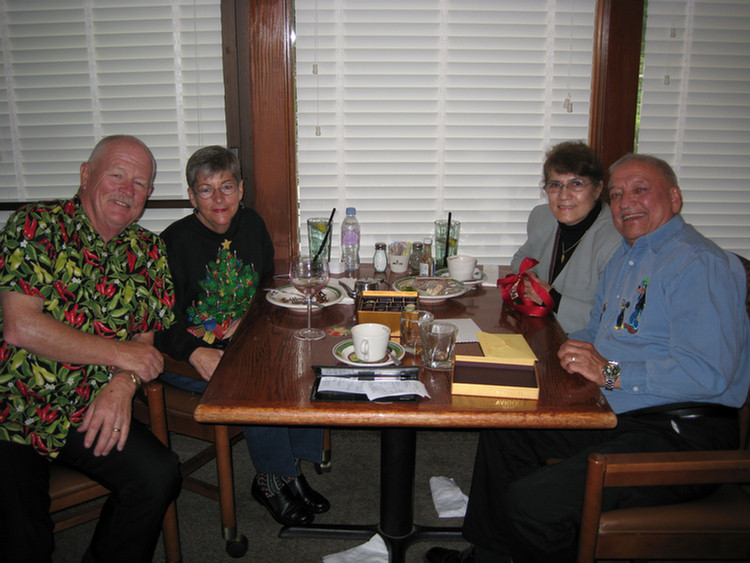 Javier and Paul have a birthday luncheon