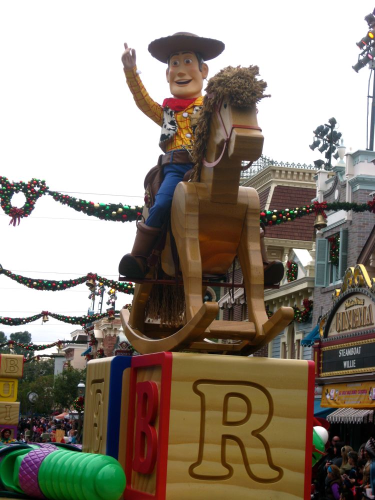 Celebrating Robin's birthday at Disneyland December 2010