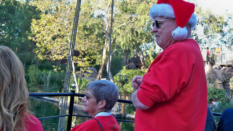 Christmas Eve 2010 at Disneyland