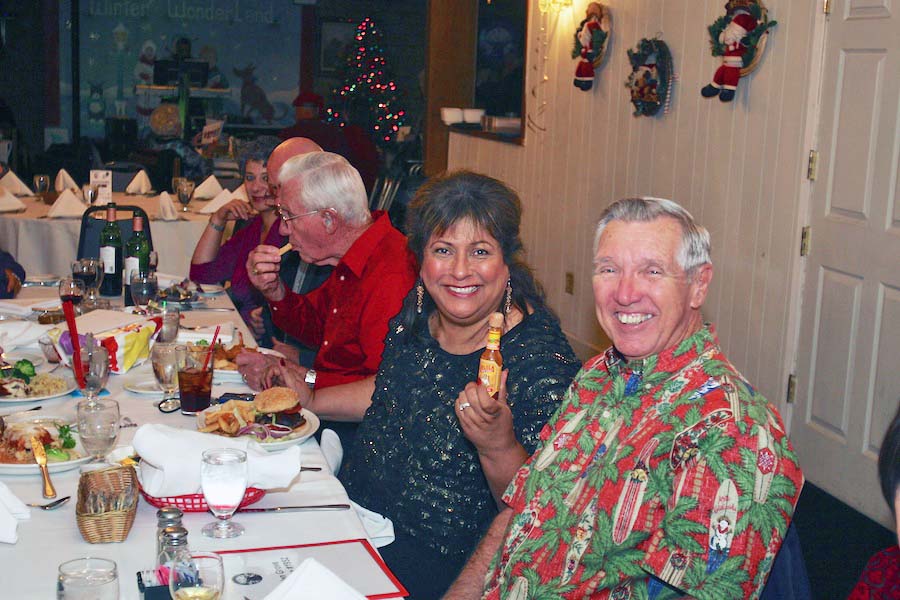 Dancing with friends at the Garden Grove Elks 12-22-2012