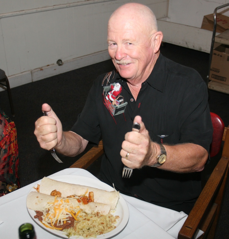 Dancing with friends at the Garden Grove Elks 12-22-2012