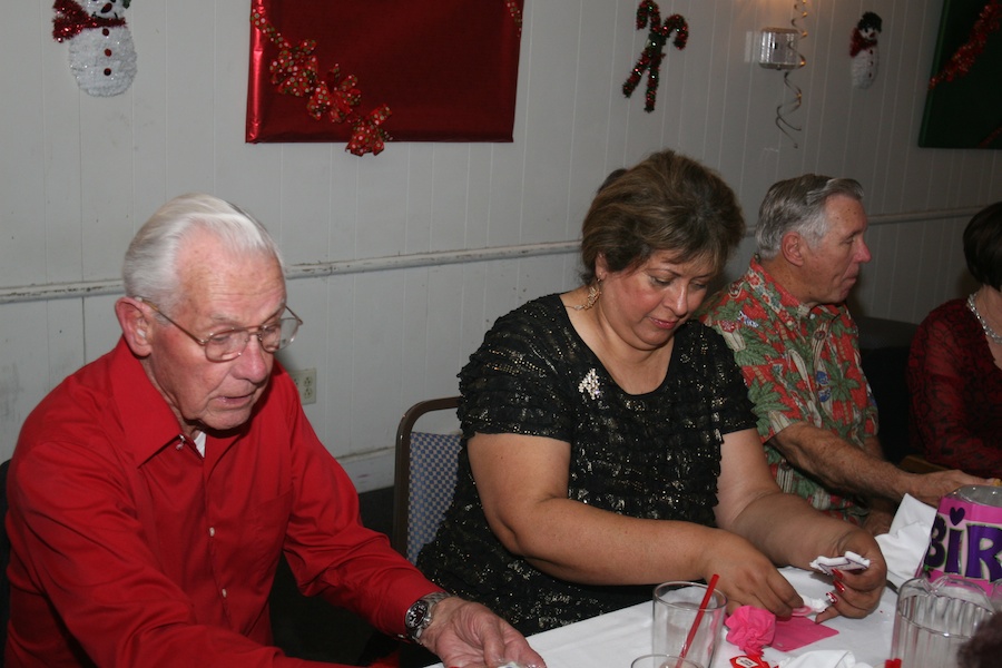 Dancing with friends at the Garden Grove Elks 12-22-2012