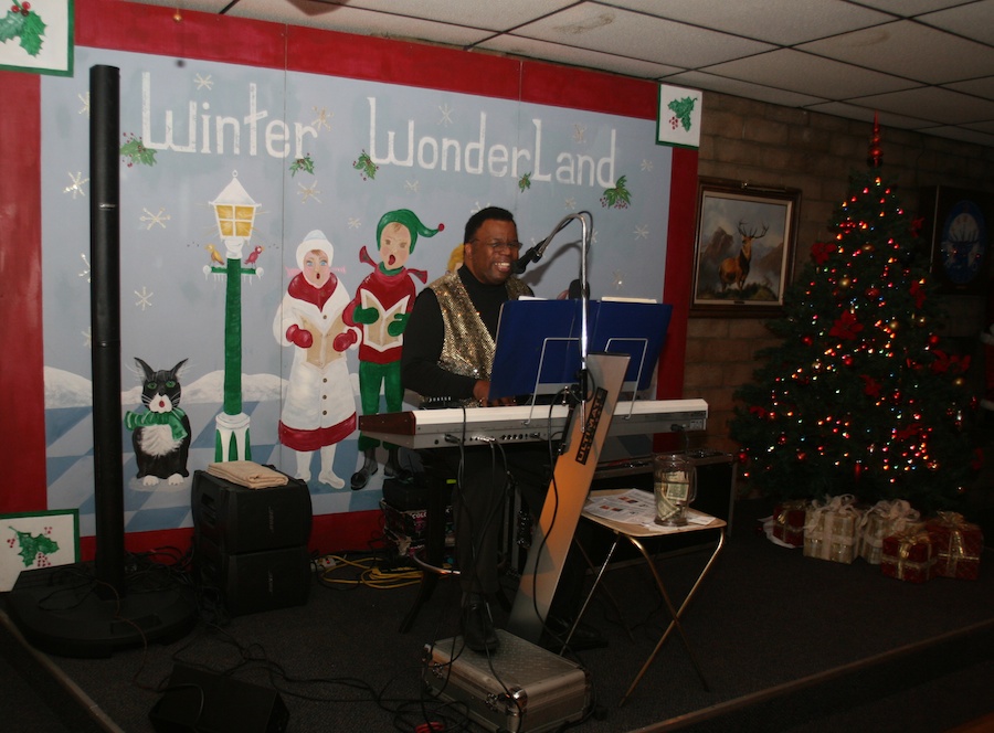 Dancing with friends at the Garden Grove Elks 12-22-2012