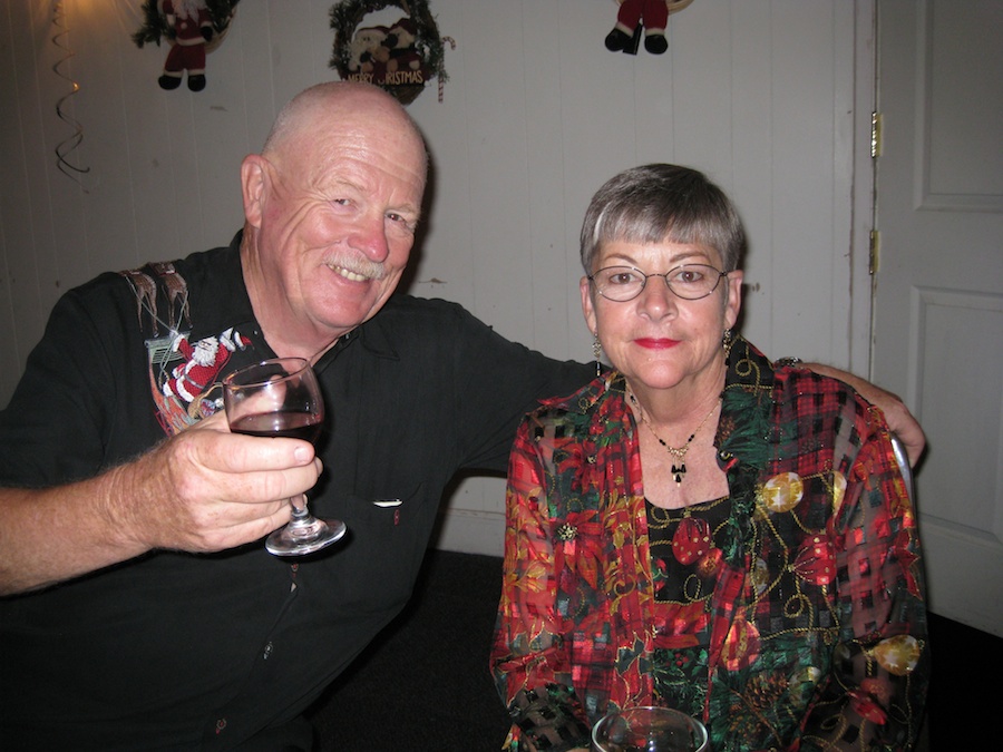 Dancing with friends at the Garden Grove Elks 12-22-2012