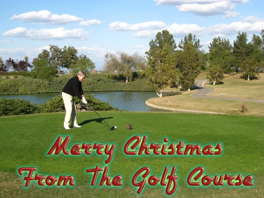 Golfing in December 2013!