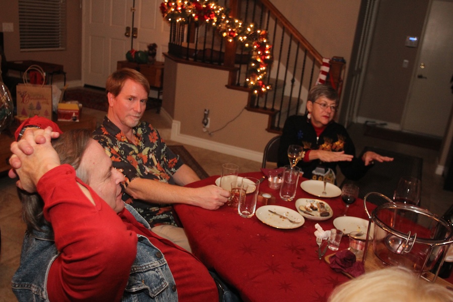 Christmas celebration with the Thedens