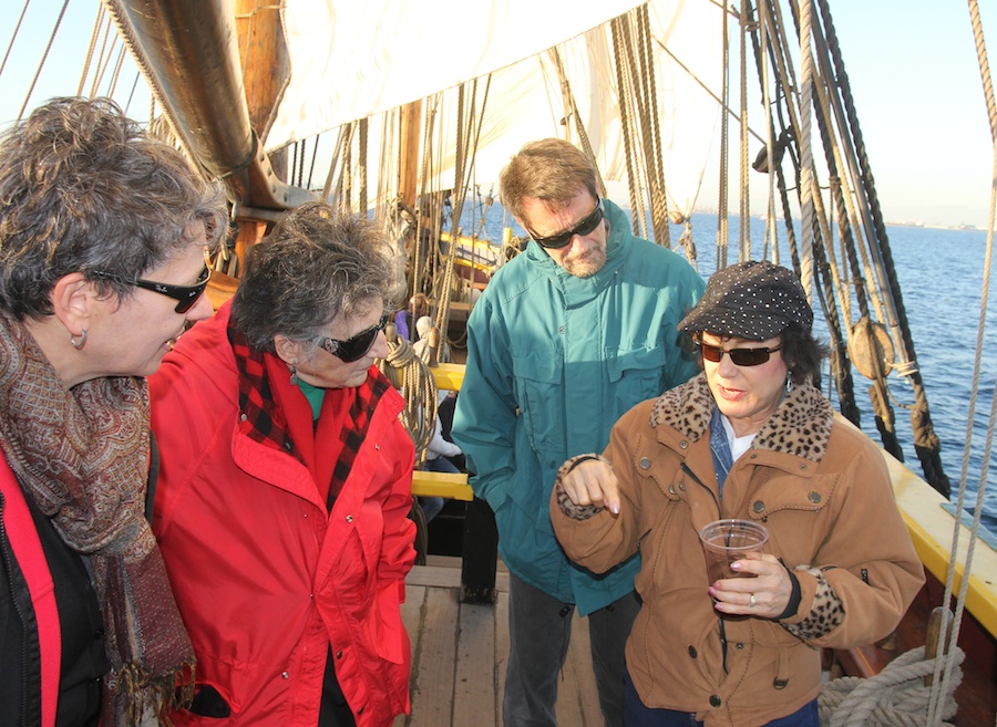 Sailing on San Pedro Bay December 2013