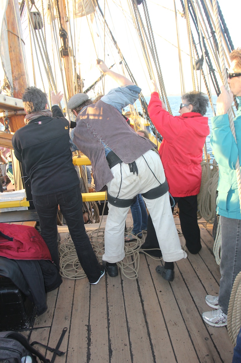 Sailing on San Pedro Bay December 2013