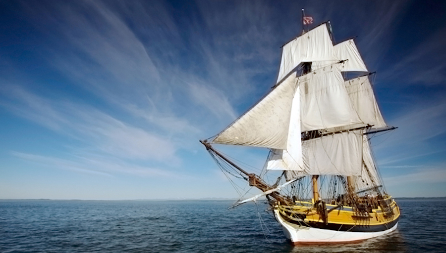 Sailing the bounding main December 2013