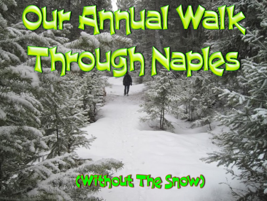 Our annual walk through Naples Charistmas 2014