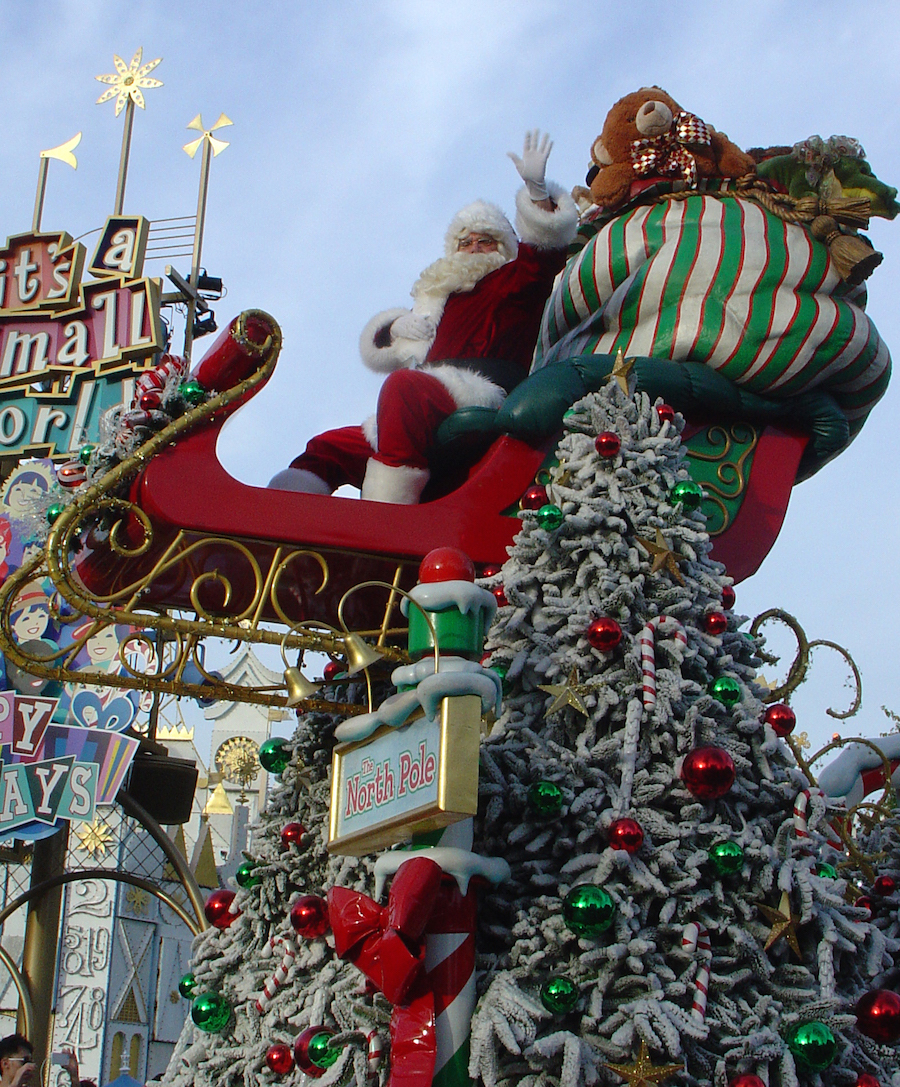 Christmas Eve 2014 at Disneyland with family and friends