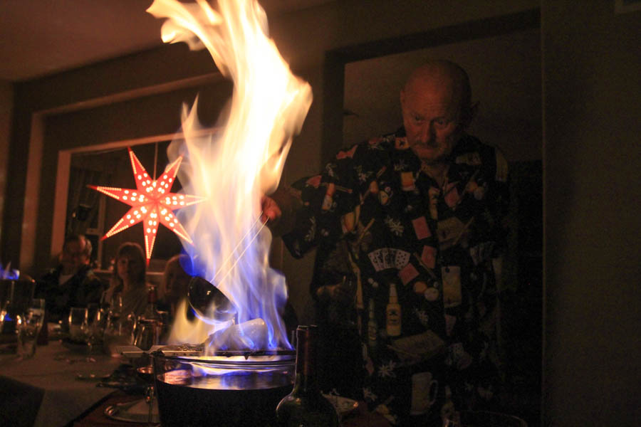 Feuerzangenbowle with the Thedens November 2015