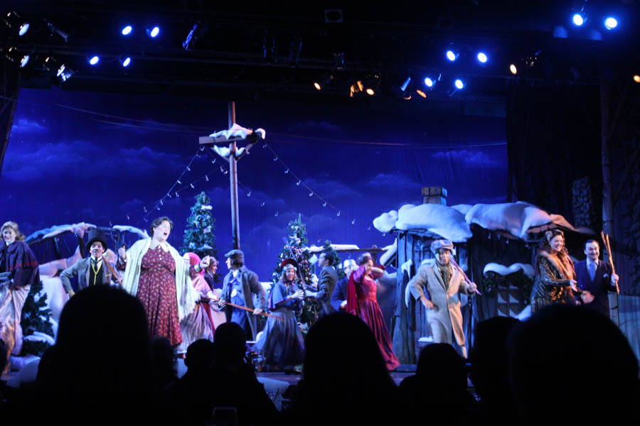 Santa gets help from the children at the 2015 Christmas Play