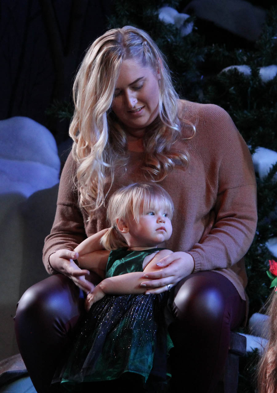 Santa gets help from the children at the 2015 Christmas Play