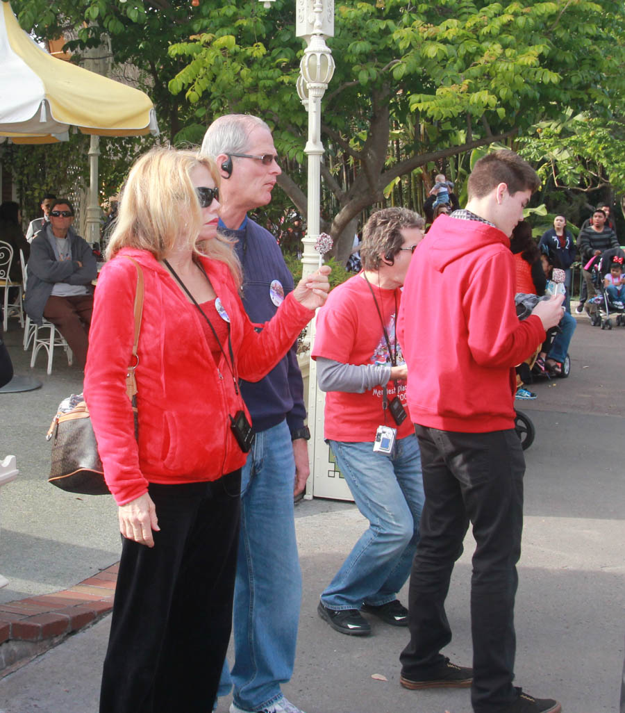 Breakfast at Disneyland and preparing for the Christmas Eve Tour 12/24/2015