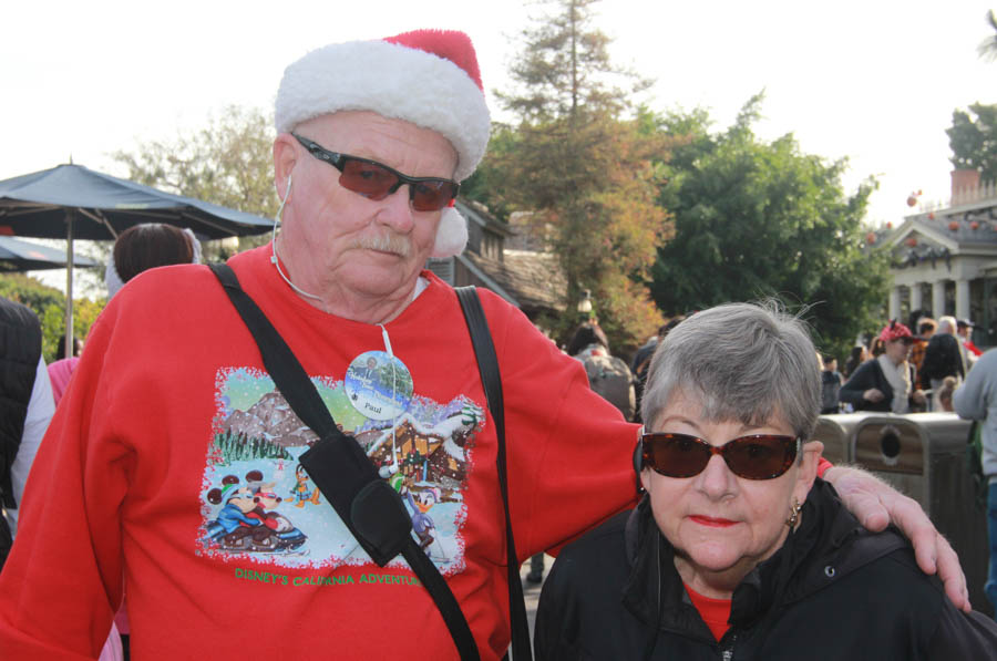 Breakfast at Disneyland and preparing for the Christmas Eve Tour 12/24/2015