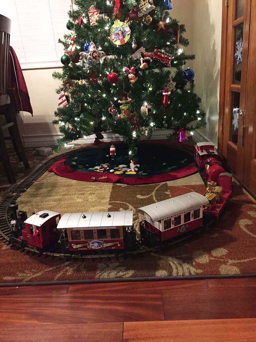 Grandpa Christmas Train gets a new home