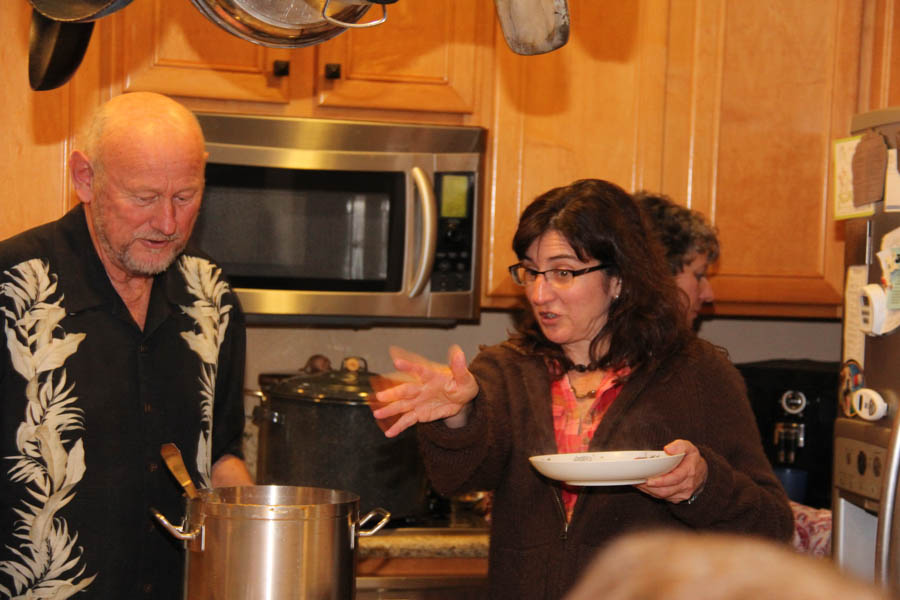 The 2016 Feuerzangenbowle at Kertin and Hans home