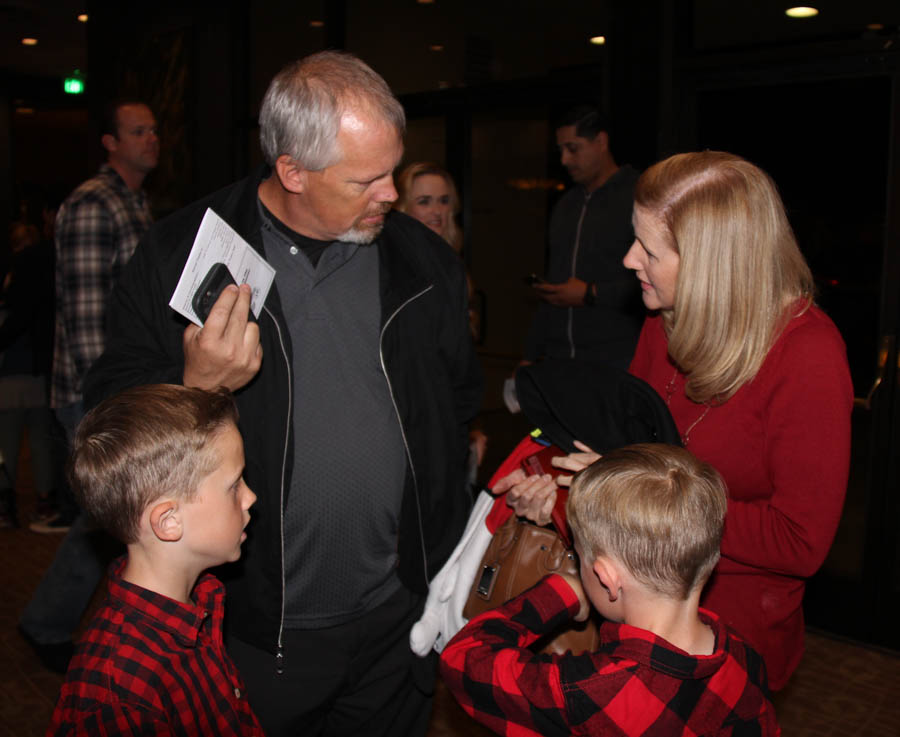 Charlie and Alex at the Childrens Christian Christmas Play