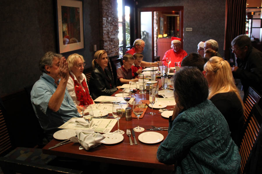 The tradition of having lunch and seeing 'A Christmas Carol' continues in 2016