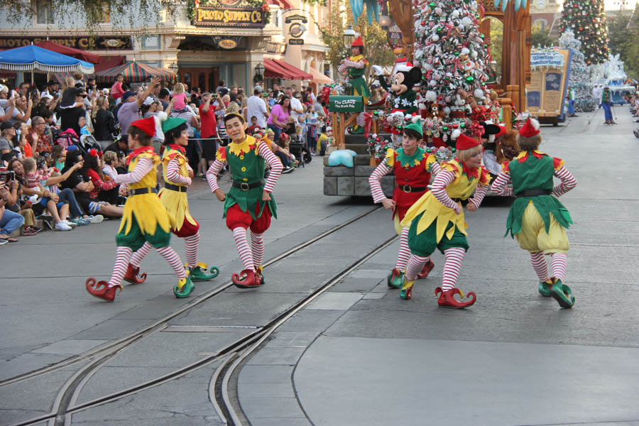 An early visit to Disneyland Christmas 2017