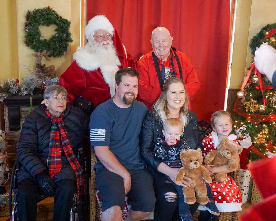 Visiting Santa Before Breakfast At Catal 12/24/2019