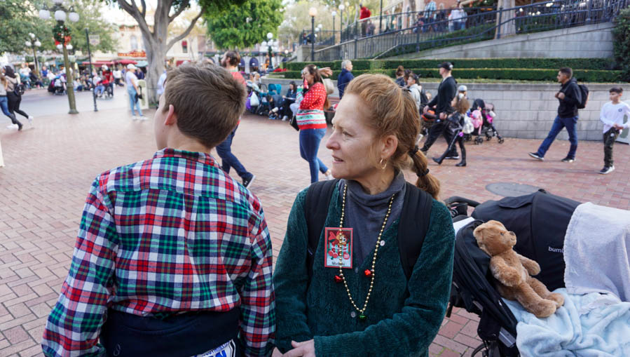 On the Disneyland Christmas Walking Tour 12/24/2019