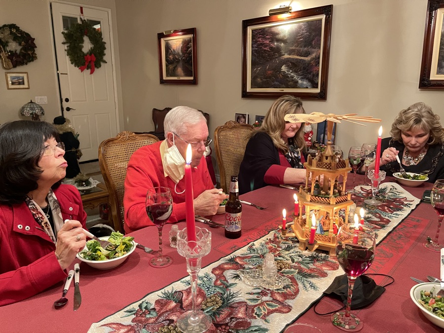 Christmas 2020 Dinner Party at Mary's Home