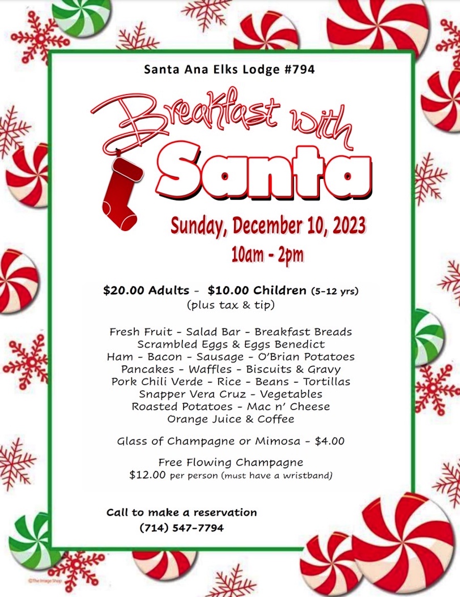 2023-12-10 Breakfast with Santa, A visit to the Phoenix Club, and dinner at Venataas's
