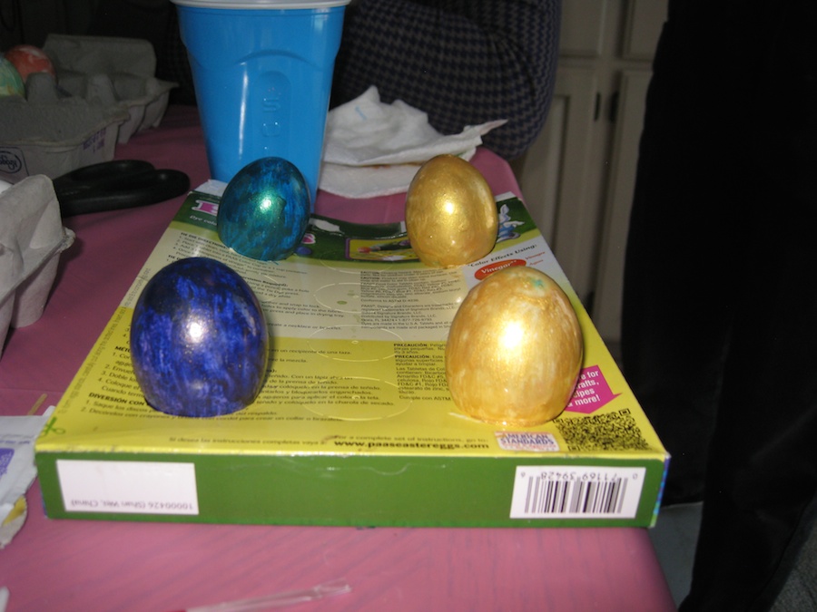 Decorating Easter Eggs April 19th 2014