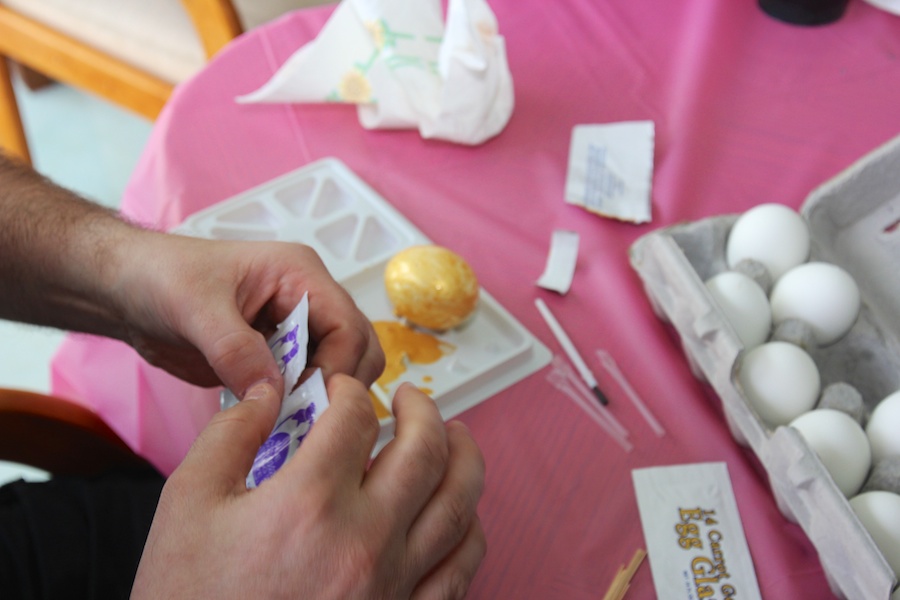 Decorating Easter Eggs April 19th 2014