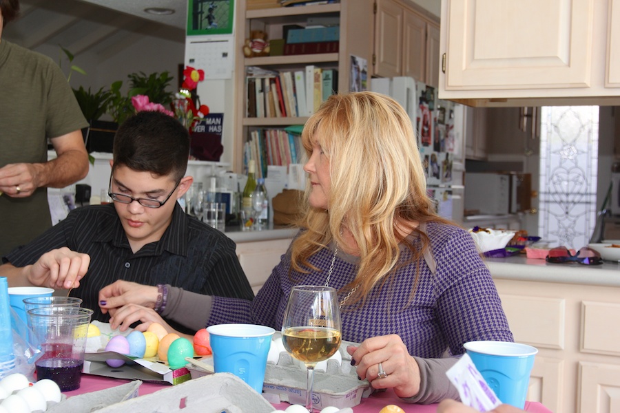 Decorating Easter Eggs April 19th 2014