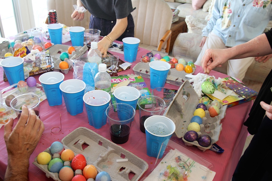 Decorating Easter Eggs April 19th 2014