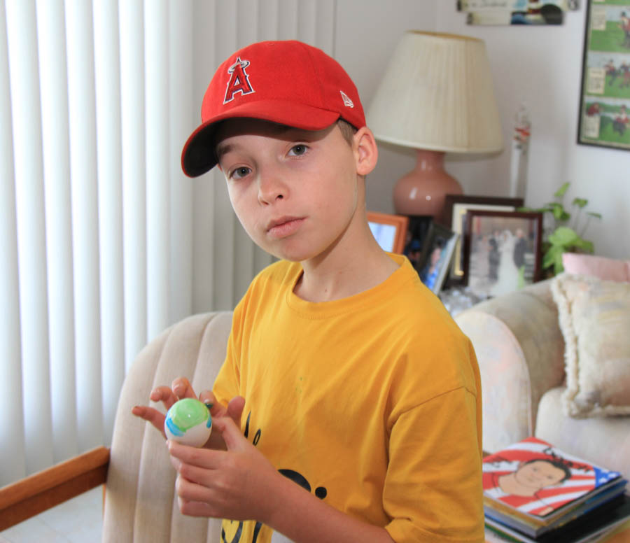 Coloring Easter Eggs April 15th 2017