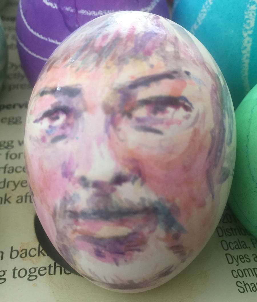 Coloring Easter Eggs April 15th 2017