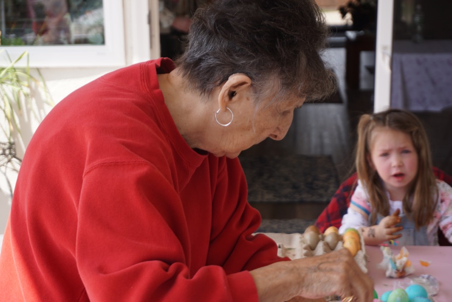 Coloring Easter Eggs 4/8/2023