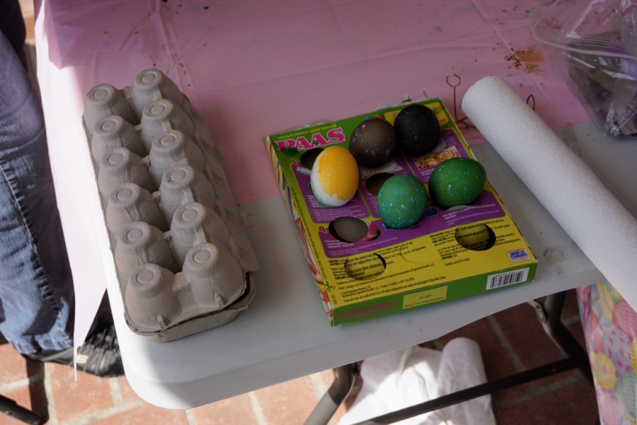 Coloring Easter Eggs 4/8/2023