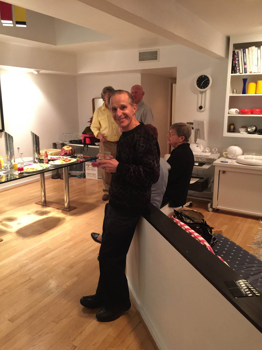 An evening at the Finch's with friends January 2015