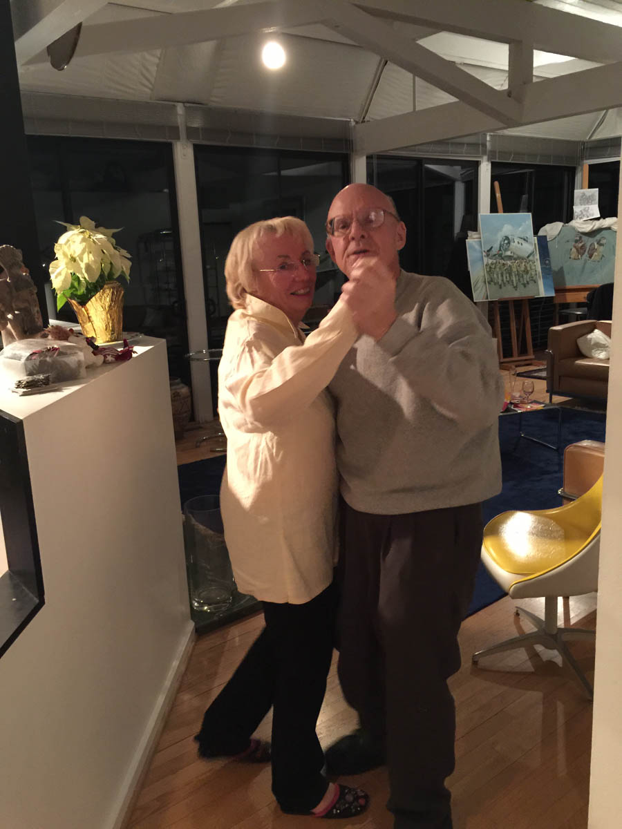 An evening at the Finch's with friends January 2015