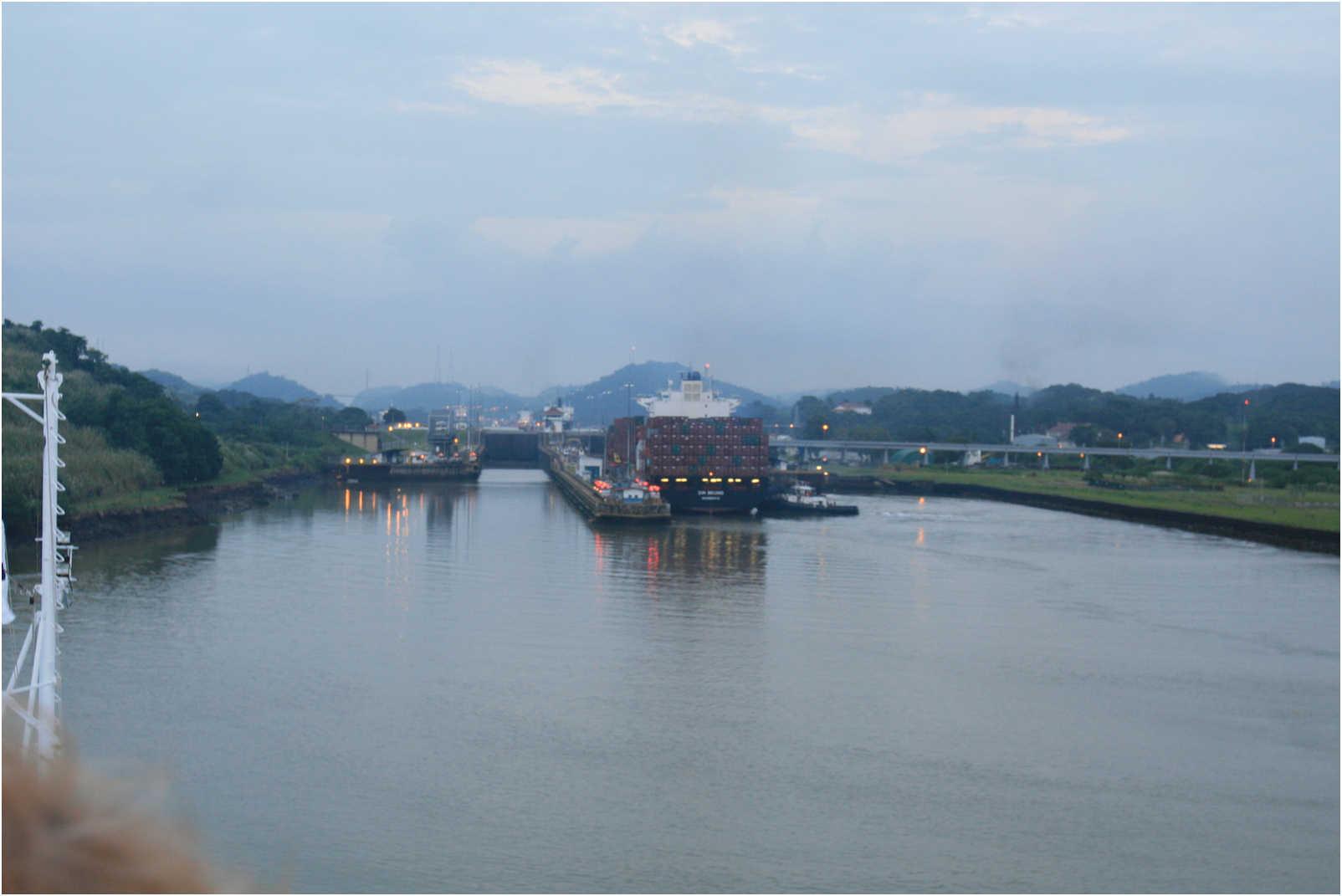 Entering The Panama Canal