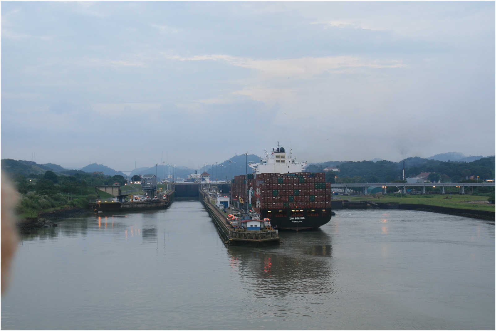 Entering The Panama Canal