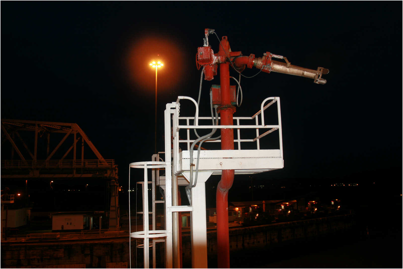 Leaving Lake Gatun And Passing Thru The Locks