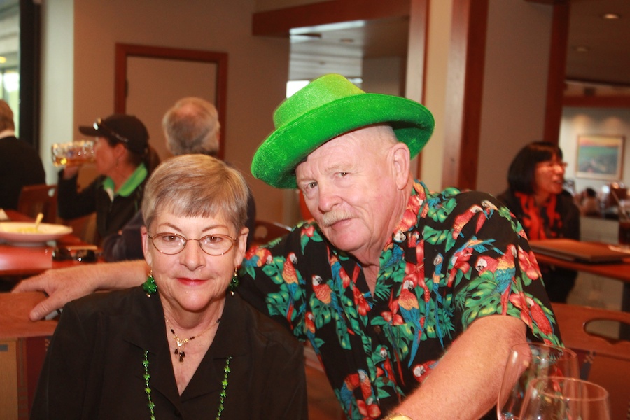 Visiting friends at Old Ranch on Saint Patrick;s Day 2013