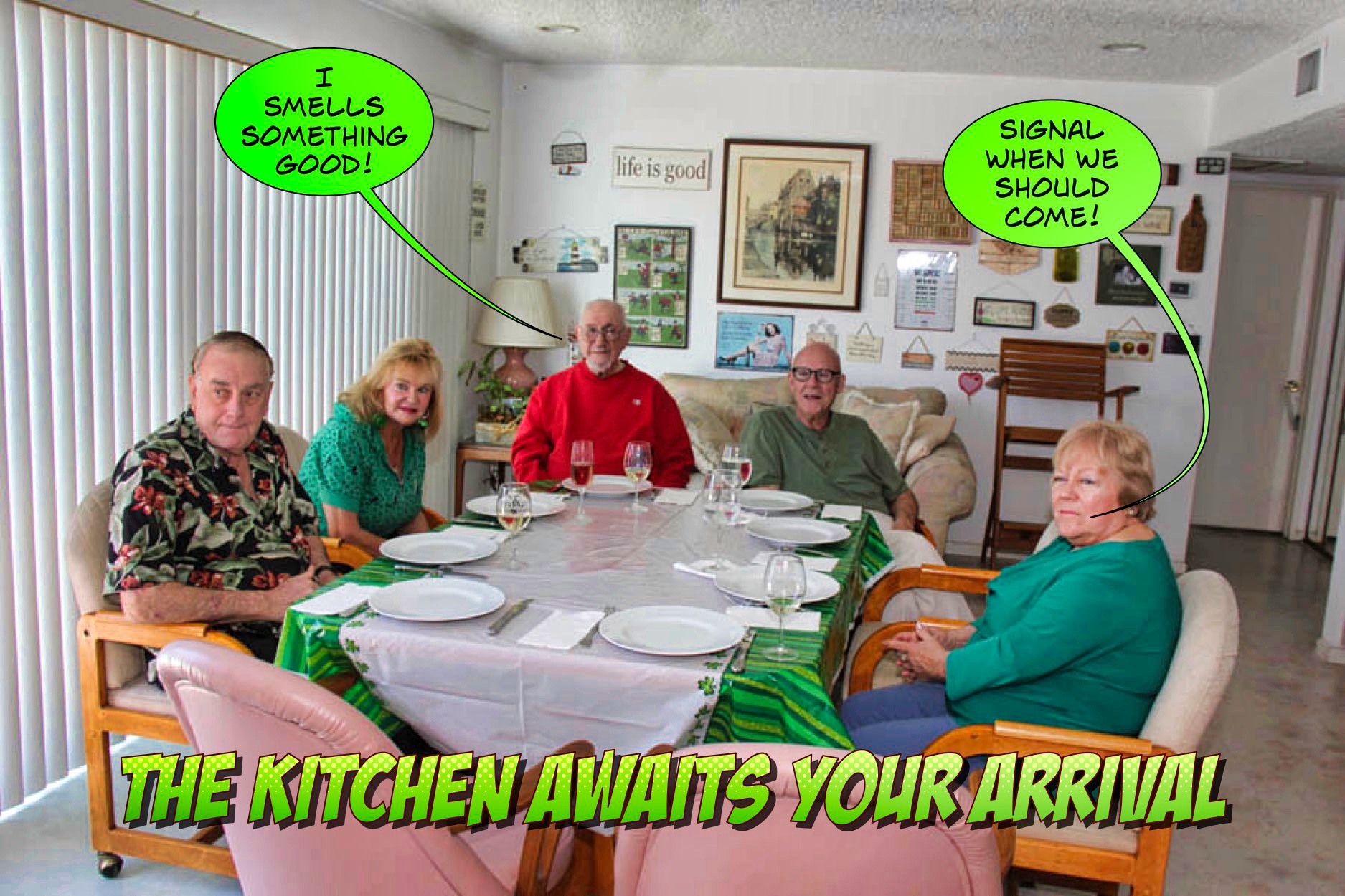 Pre St. Patrick's Day dining at Chez Liles 3/16/2017