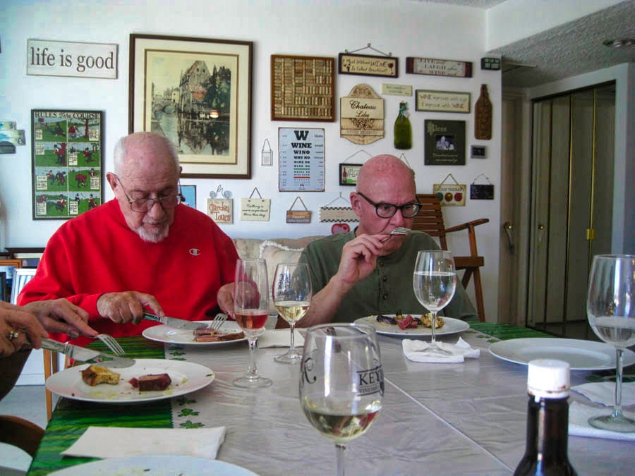 Pre St. Patrick's Day dining at Chez Liles 3/16/2017